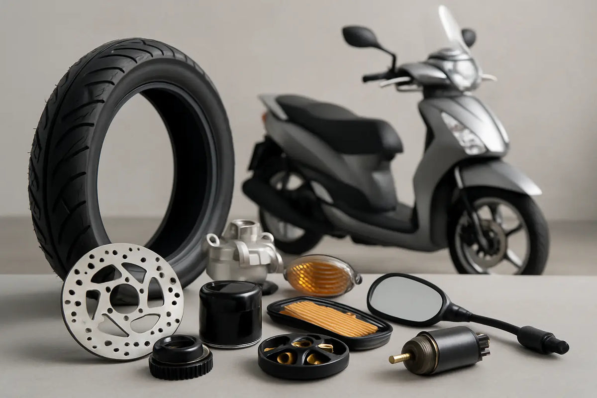 Gewilde scooter onderdelen top 10 voor NL rijders
