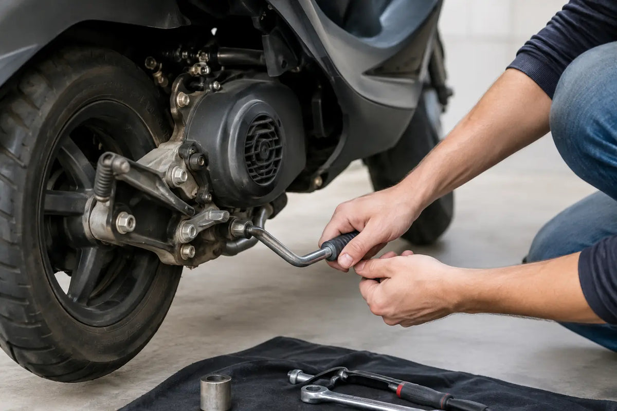 Scooter kickstarter repareren in 7 stappen