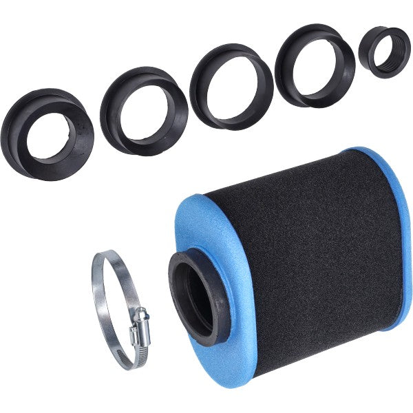 Powerfilter recht big evolution 28-55mm zwart/blauw polini 203.0147