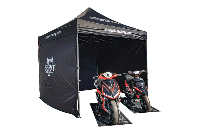 Paddock race tent Stage6 MKII 3X3M met zijwanden