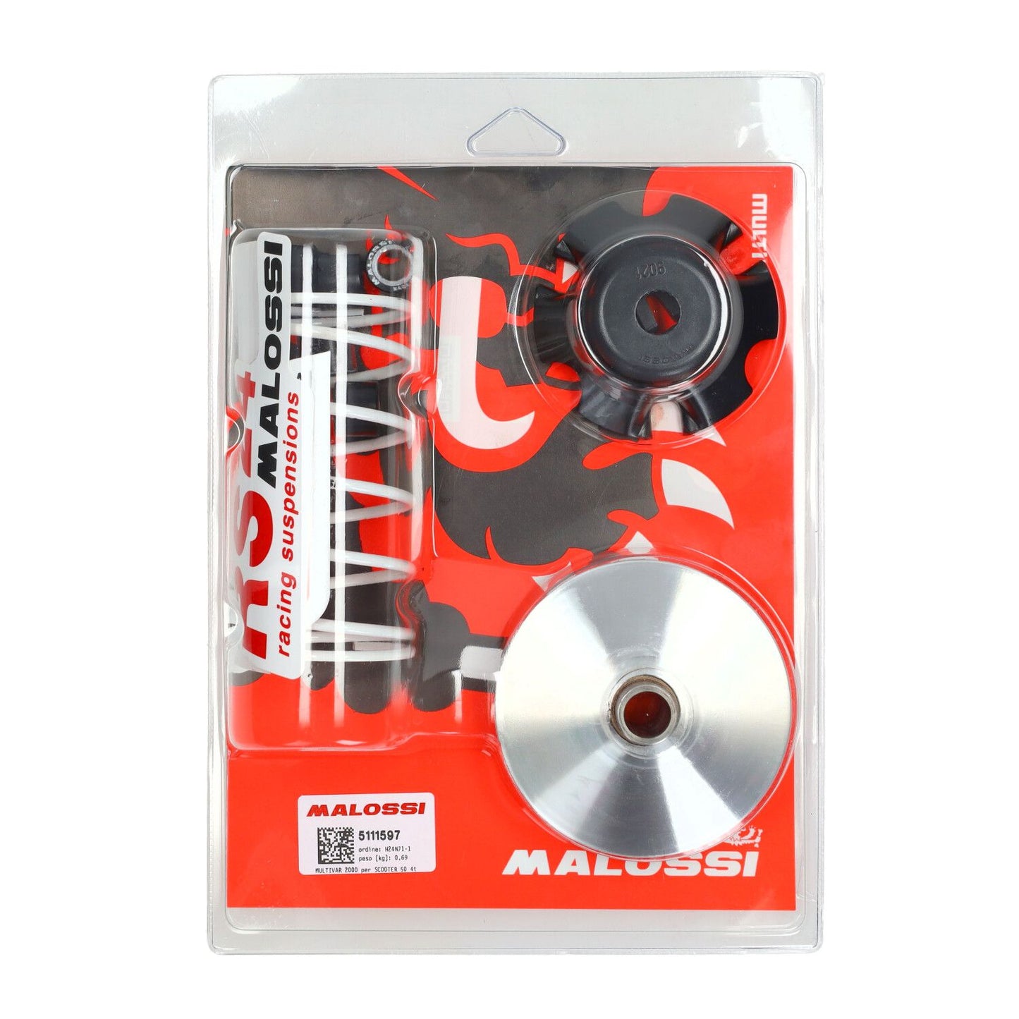 Malossi Multivar Piaggio 2T/4T o.a. Zip2000 M.5111597