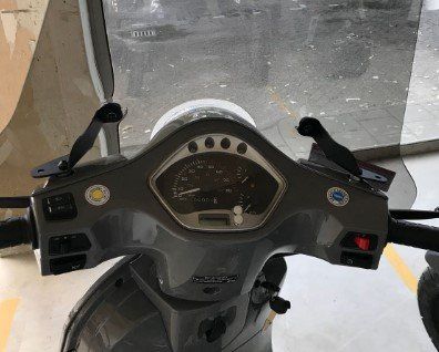 Windscherm Smoke ronde koplamp RSO Sense/Riva/VX50/Vespelini
