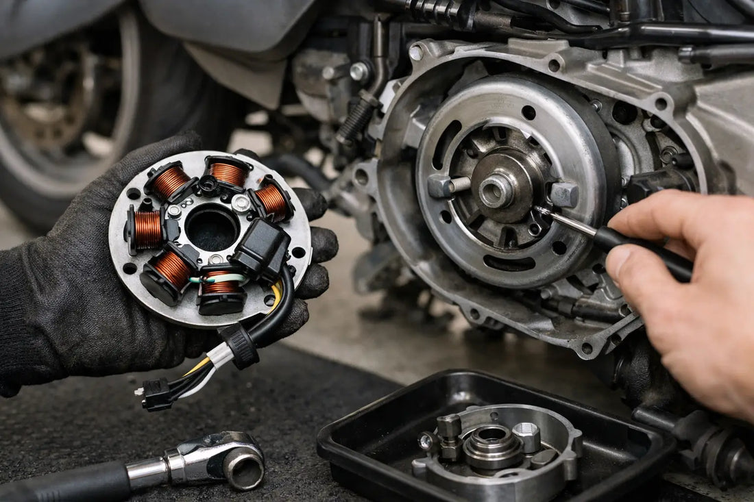 Piaggio ontsteking vervangen of afstellen?