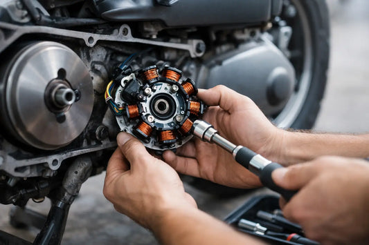 Stator scooter zelf vervangen zonder giswerk