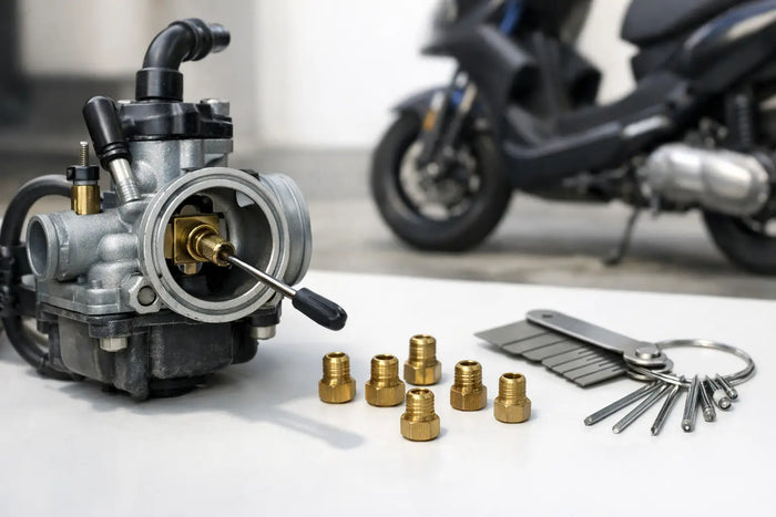 Carburateur sproeiermaat bepalen 2T scooter