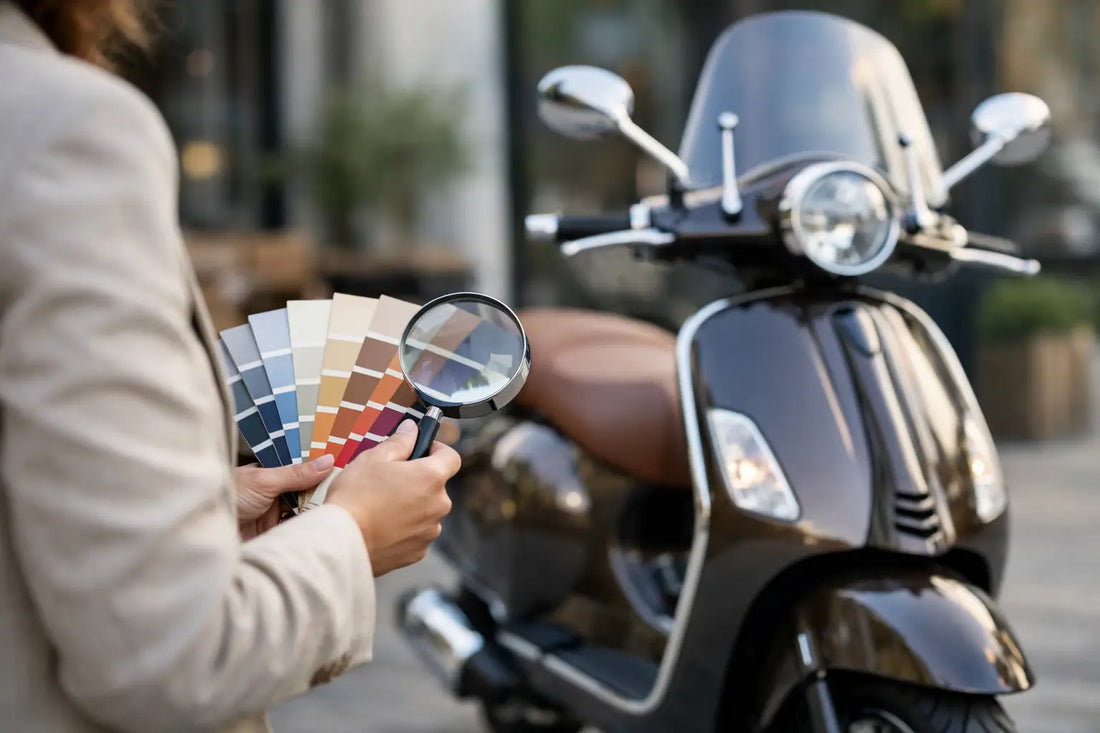 Bougie scooter kleur beoordelen: zo doe je dat