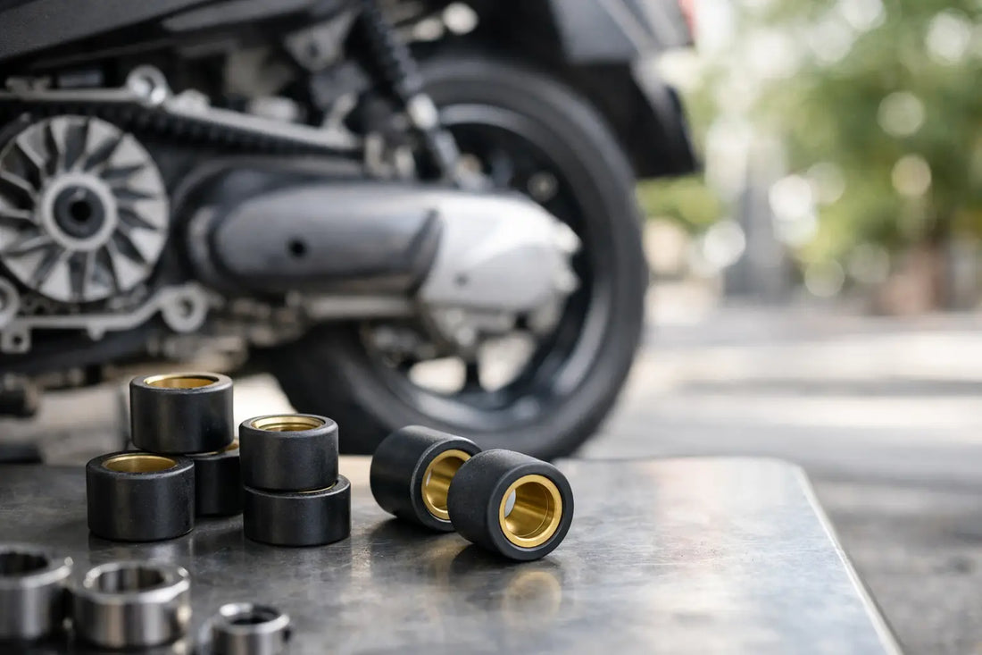 Welke rolgewichten passen bij je scooter?