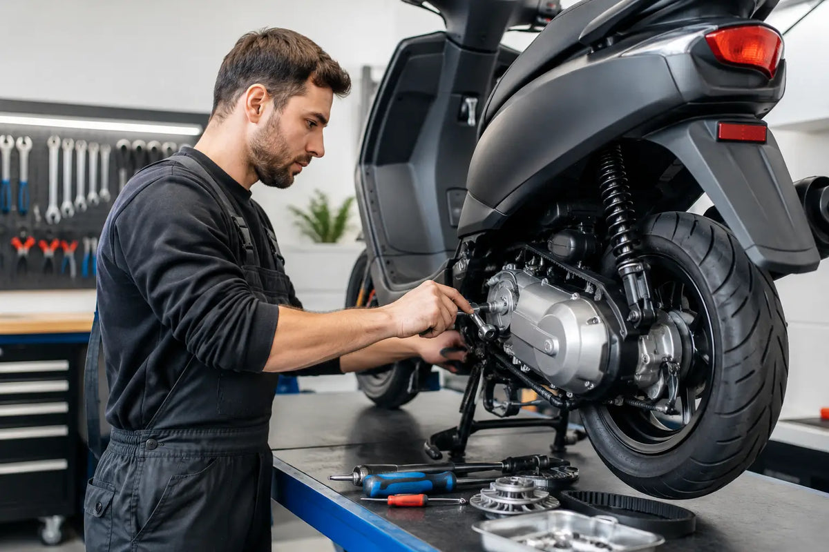 Scooter werkplaats tuning uitgelegd in 7 stappen