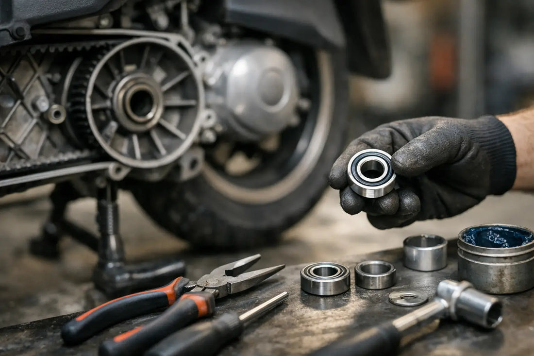 Scooter lagers zelf vervangen? Zo pak je het aan