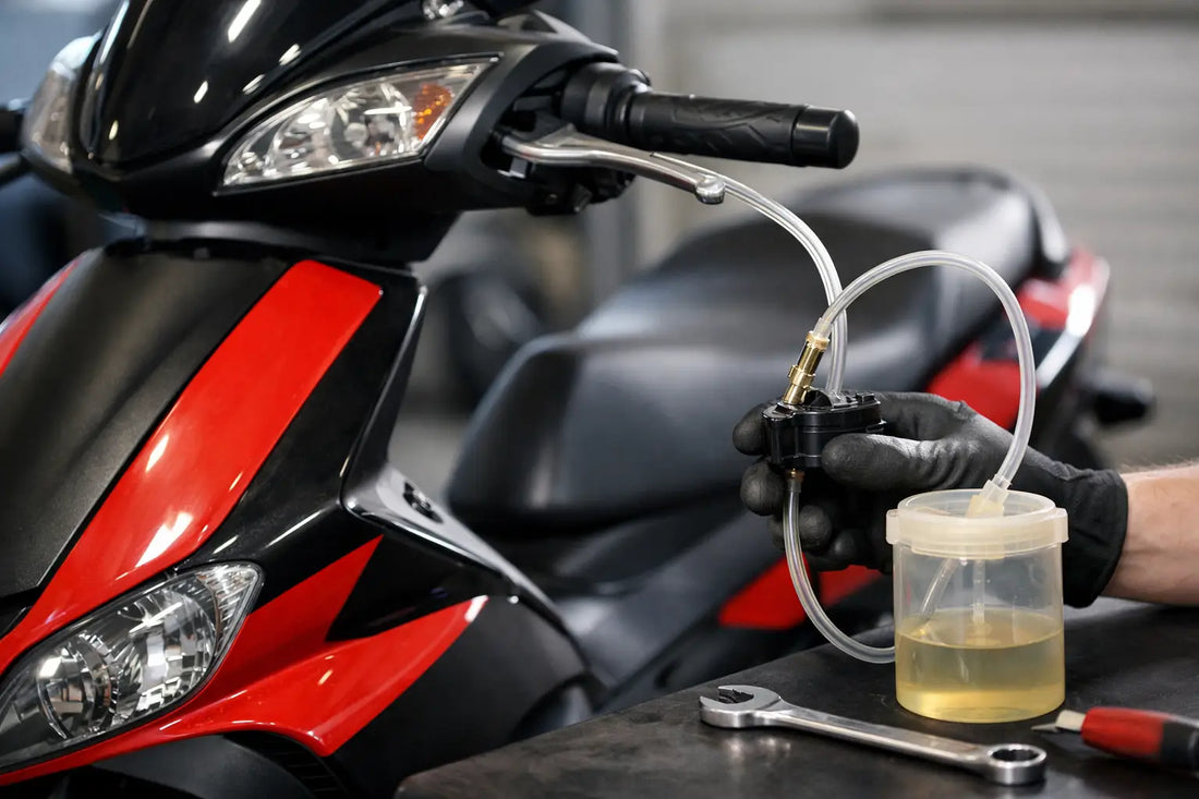 Gilera Runner remleiding ontluchten doe je zo