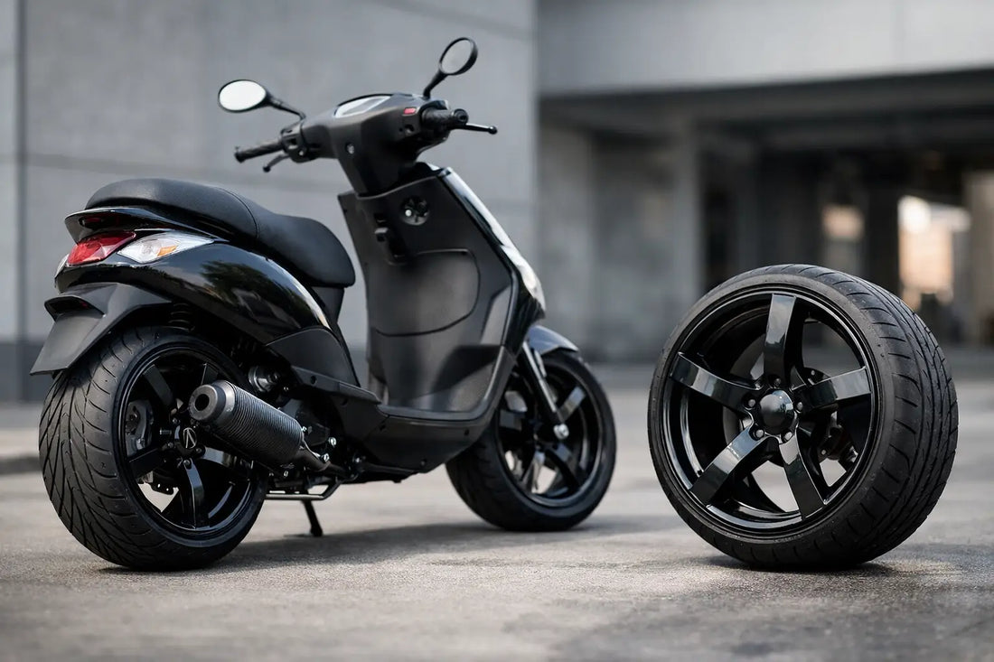 Review oversize velgenset Piaggio Zip