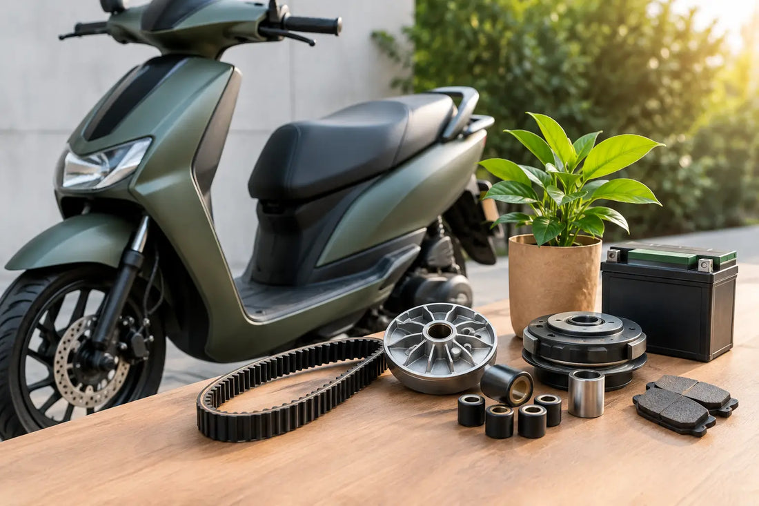 Duurzame scooter onderdelen die langer meegaan