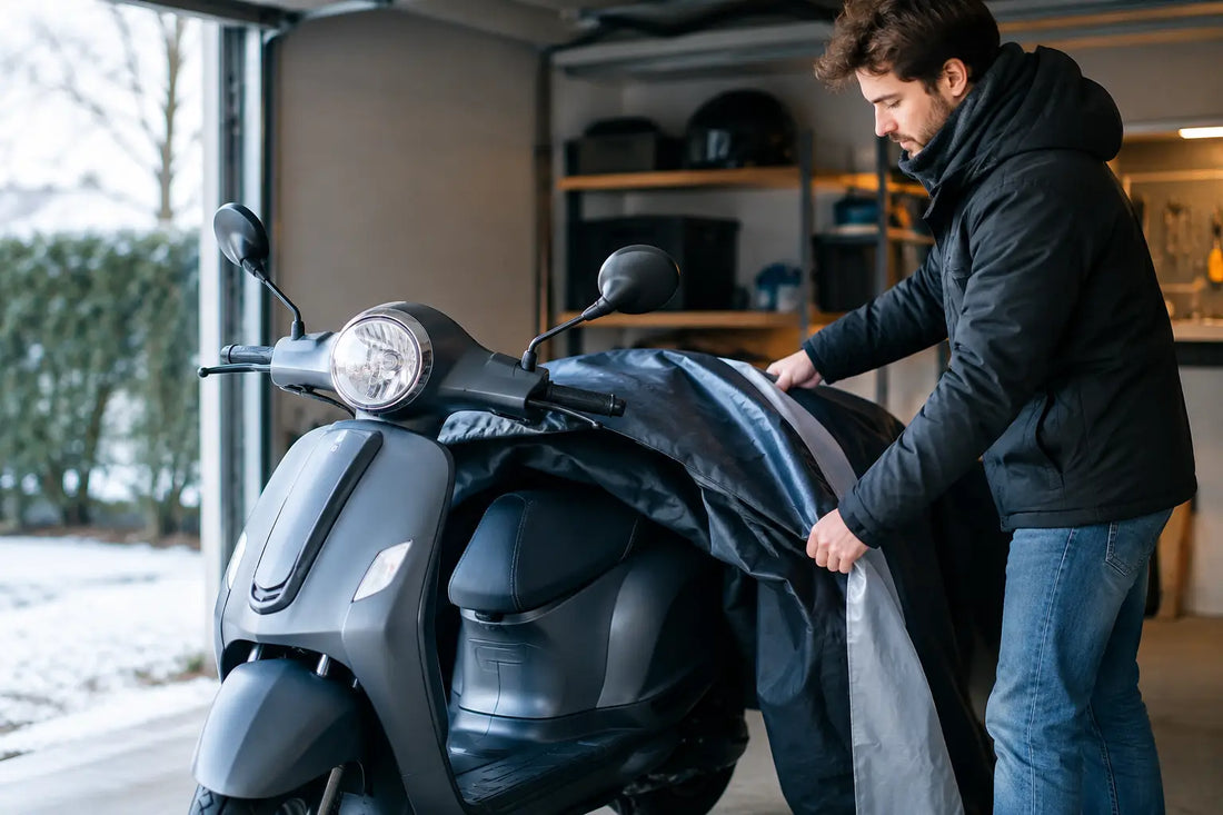 Winterstalling scooter: zo blijft je blok fris