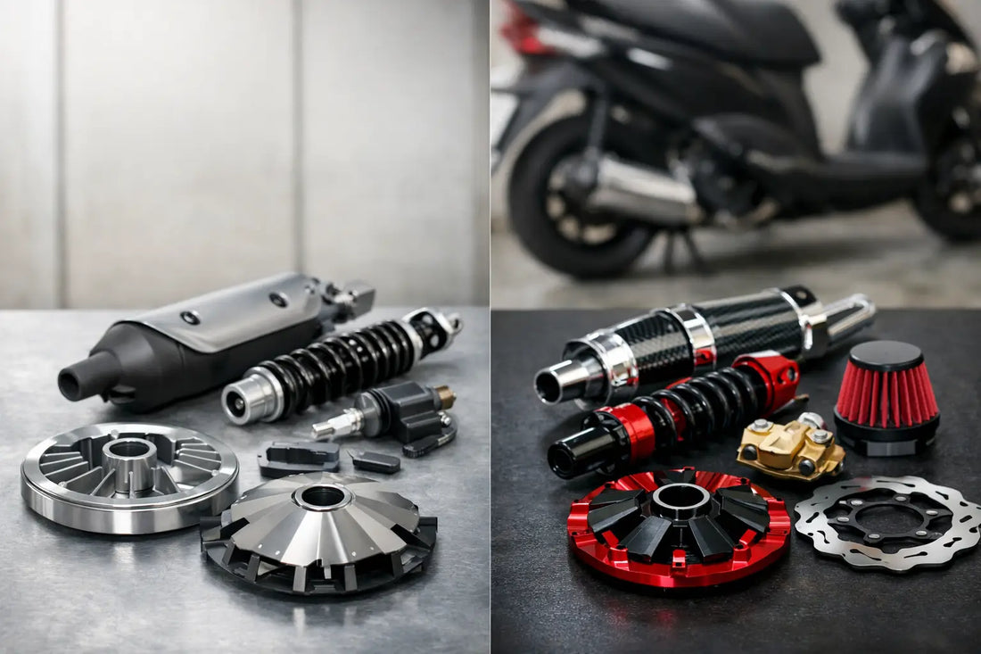 OEM versus aftermarket scooterdelen