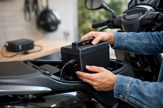 Waarom laadt scooter accu niet op?