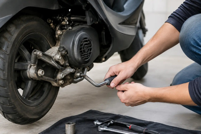 Scooter kickstarter repareren in 7 stappen
