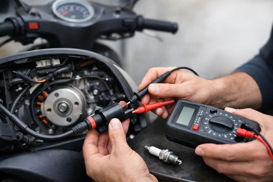 Praktijkvoorbeeld scooter startprobleem ontsteking