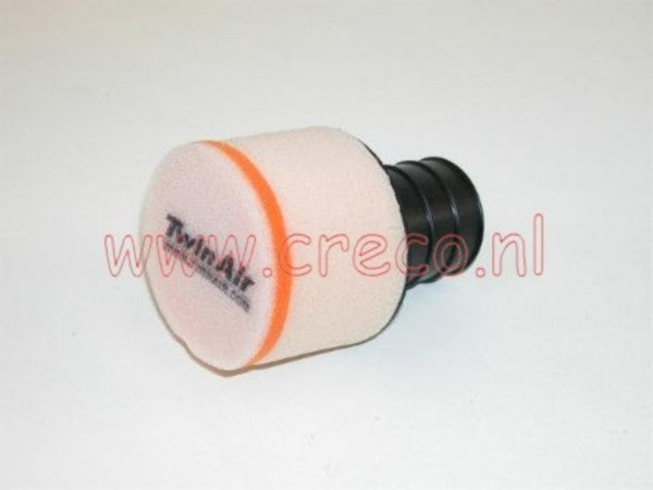 Powerfilter cross recht 50mm 90 L=75 spons twin air