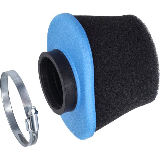 Powerfilter conisch 60mm zwart/blauw polini