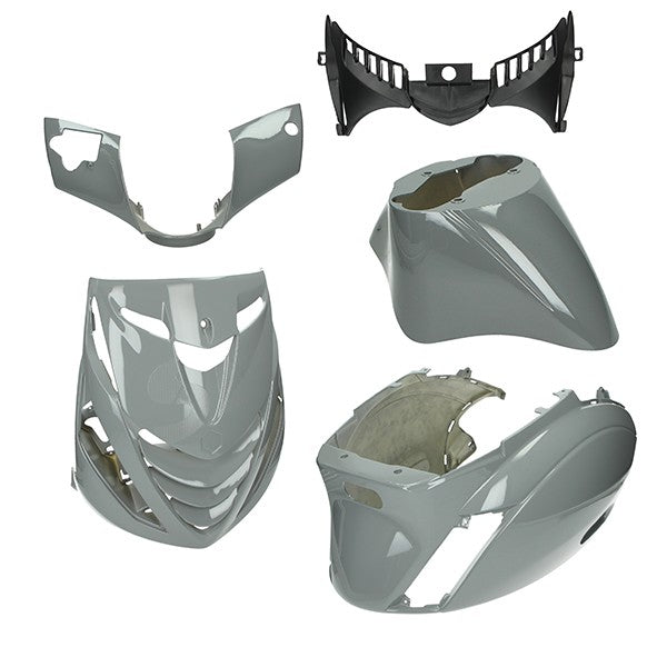 Kappenset model SP EVO-1 (nardo grey) zip2000 nardo grijs glans DMP 5-delig