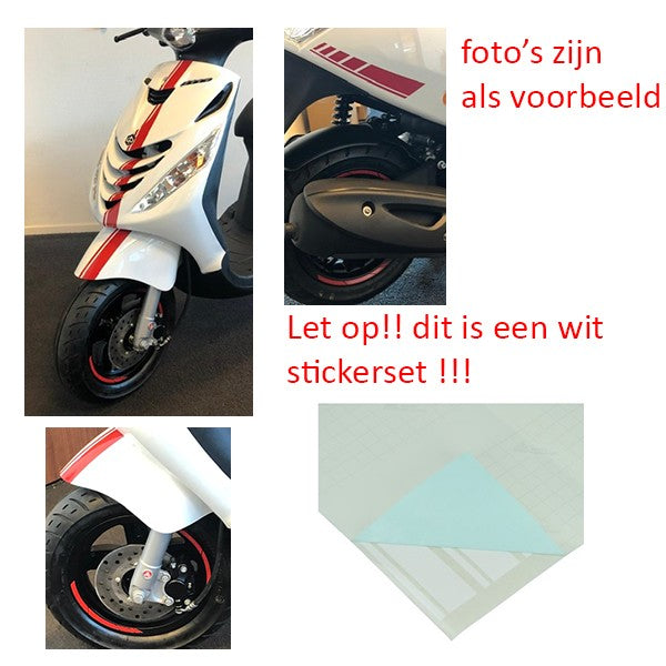 Stickerset Zip2000 sport 14-delig Div-kleuren