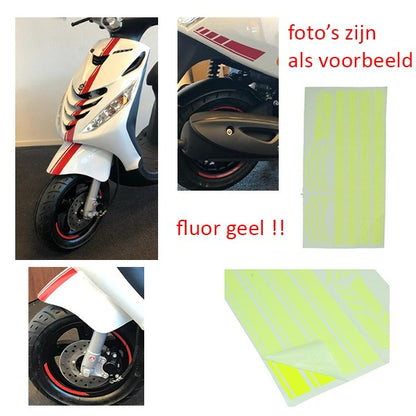 Stickerset Zip2000 sport 14-delig Div-kleuren