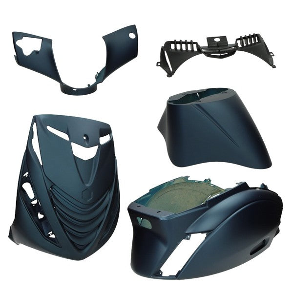 Kappenset model SP EVO-2 dicht (Red Bull mat blauw) zip2000 DMP 5-delig