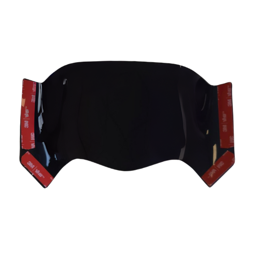 Windscherm Laag Indo Style Glans Zwart voor Piaggio Zip