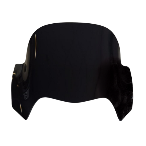 Windscherm Laag Indo Style Glans Zwart voor Piaggio Zip