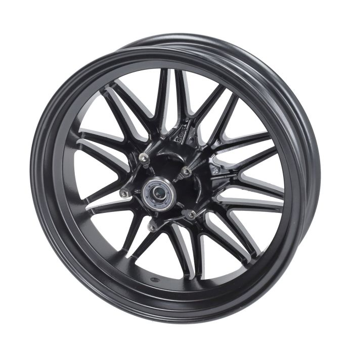 Velgenset Special Oversize Fast Arrow Pro 12+11 Inch Mat Zwart Zip2000, Zip 2T, Zip 4T