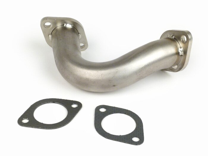 Uitlaatbocht BGM PRO rvs 35mm dragster 125/180, hexagon 125/150, skipper 125/150, runner 125cc 2t, runner 180cc 2t bgm0050