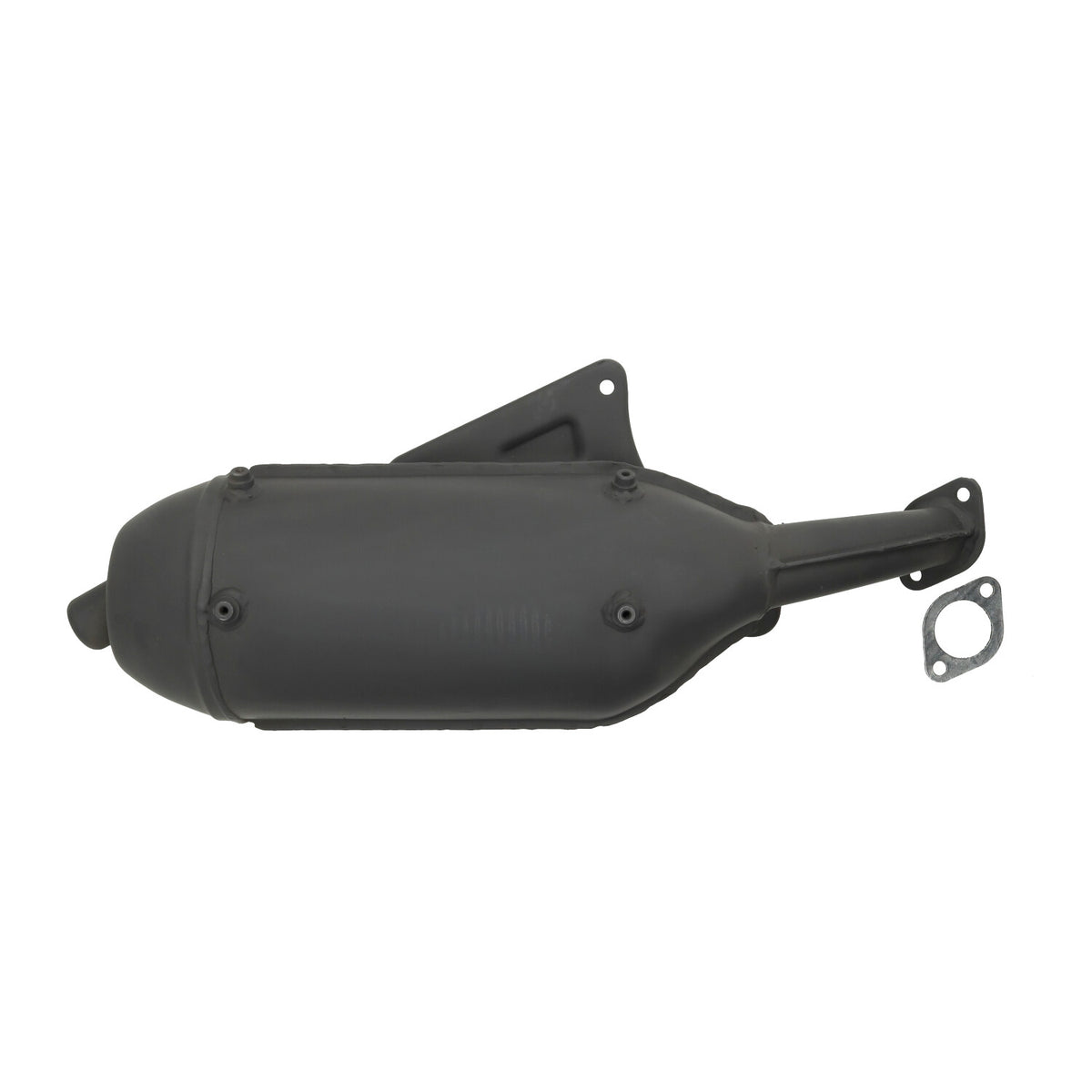 Uitlaat sito 2t gilera (model SM06) zwart dragster 125/180, hexagon 125/150, runner 125cc, runner 180cc, skipper 125/150 0213