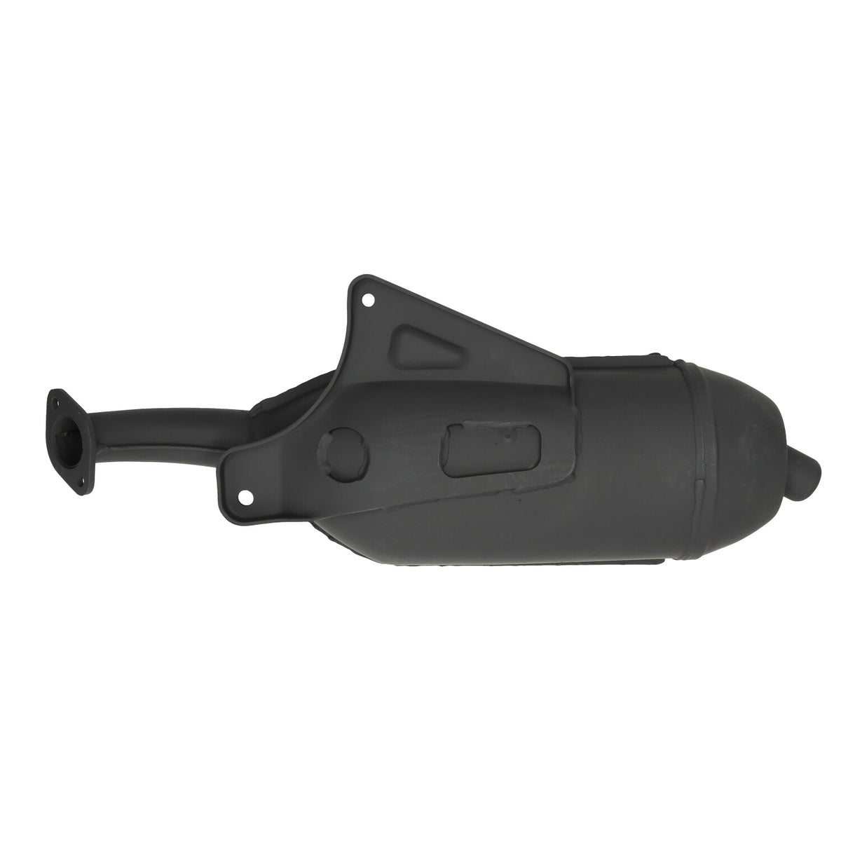 Uitlaat sito 2t gilera (model SM06) zwart dragster 125/180, hexagon 125/150, runner 125cc, runner 180cc, skipper 125/150 0213