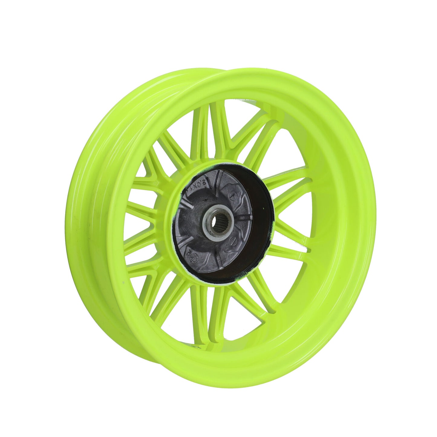 Velgenset Special Oversize Fast Arrow Pro 12+11 Inch Fluor geel Zip2000, Zip 2T, Zip 4T