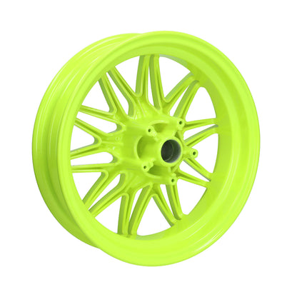 Velgenset Special Oversize Fast Arrow Pro 12+11 Inch Fluor geel Zip2000, Zip 2T, Zip 4T