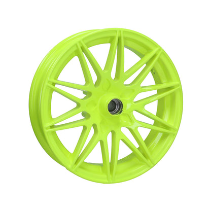 Velgenset Special Oversize Fast Arrow Pro 12+11 Inch Fluor geel Zip2000, Zip 2T, Zip 4T