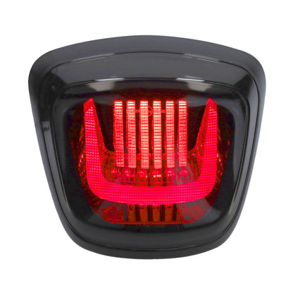 Fast Arrow Pro LED Achterlicht 3D Zwart Glans Euro 2/4/5 – Vespa Primavera & Sprint 50/125/150 4T – LED Achterlamp Upgrade