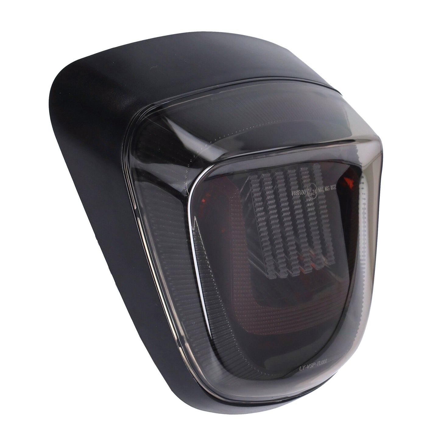 Fast Arrow Pro LED Achterlicht 3D Zwart Glans Euro 2/4/5 – Vespa Primavera & Sprint 50/125/150 4T – LED Achterlamp Upgrade