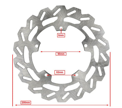 Fast Arrow Pro Zip SP/Vespa Remschijf Wave 200MM