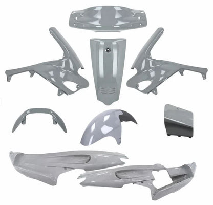 Plaatwerkset origineel model nardo grijs 9-delig gilera runner 50/125/180