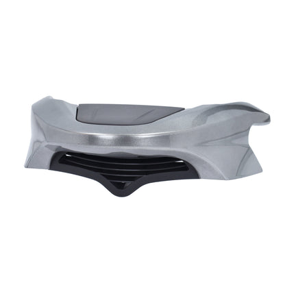 Achterspoiler compleet (+ rooster + afdekkapje) SP PRO zilver gilera runner 50/125/180