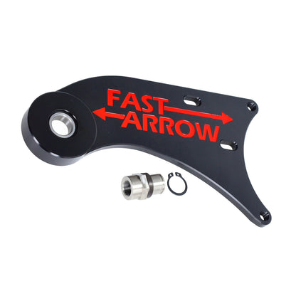 Brace / torsen Fast Arrow Pro cnc gefreesd kort carter zwart piaggio, zip 2t , zip sp, zip2000, zip 4t