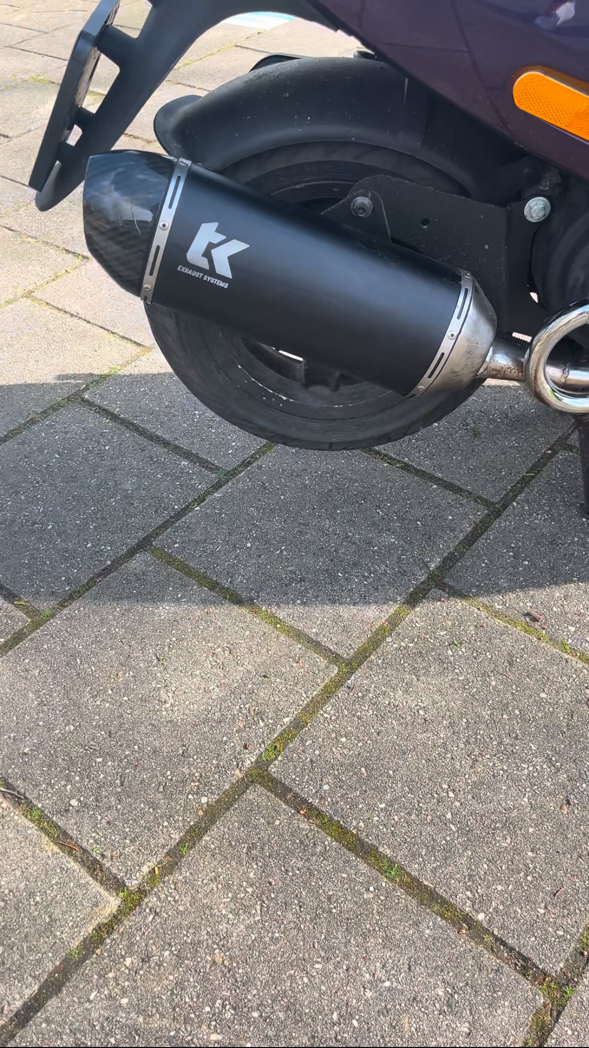 Uitlaat Turbokit Piaggio Zip 4 Takt 2V Carbon chromebocht