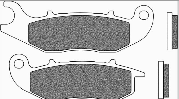 Remblokset newfren voor aprilia sr gt 200, aprilia sr-gt 125, gts 300, liberty 125cc, liberty 150cc, pcx, Ecooter E2, liberty IGET, medley 125 fd0444