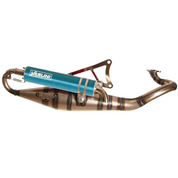 Uitlaat yasuni R - Pro Minarelli Horizontaal Blauw