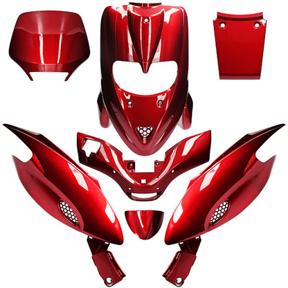 Plaatwerkset / Kappenset Gilera Stalker Rood 7 delig H.R.R.