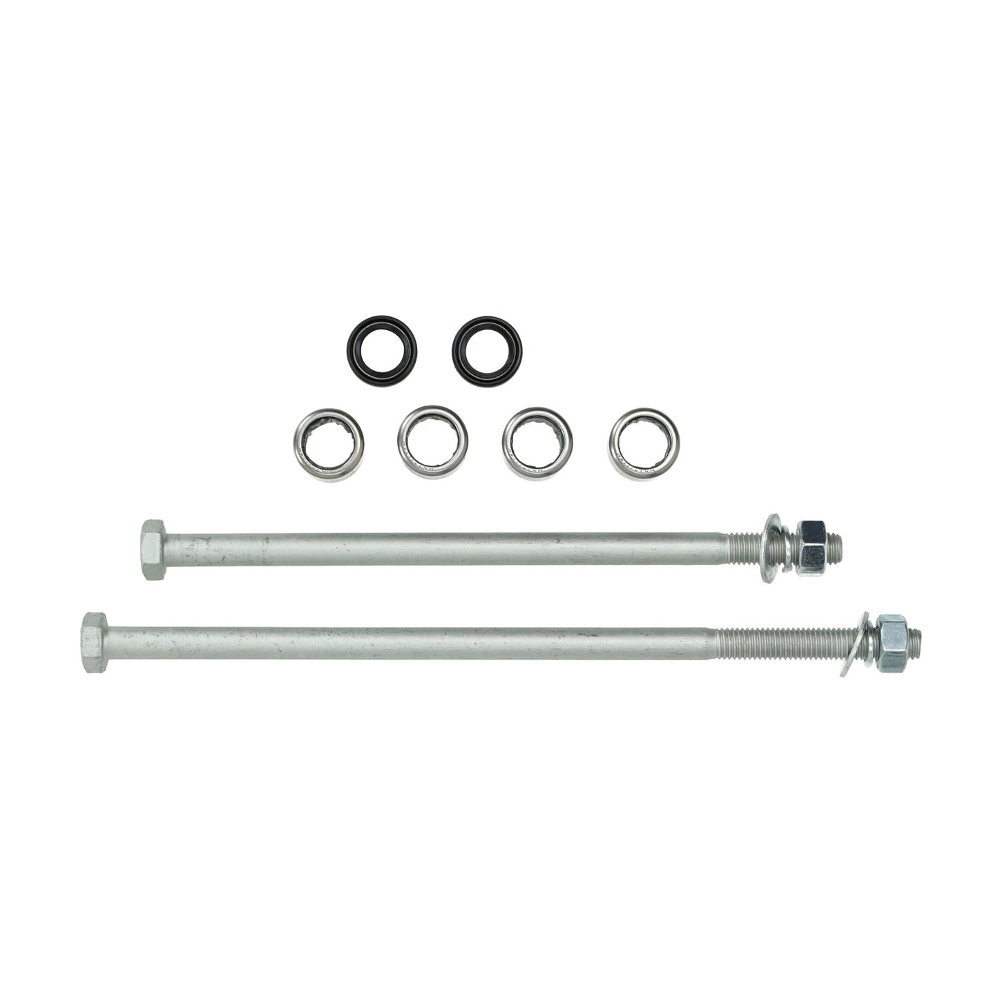 Boutset motorophanging sub-frame + naaldlagers/keerringen piaggio, zip 2t , zip 4t
