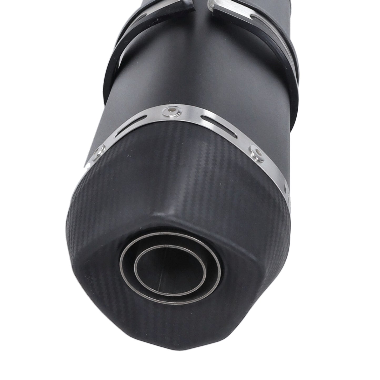 Uitlaat bullet euro-2/4/5 sport zwart BTC Riva, sco china 4t, agm VX50, BTC Felice, gts toscana, sco gy6