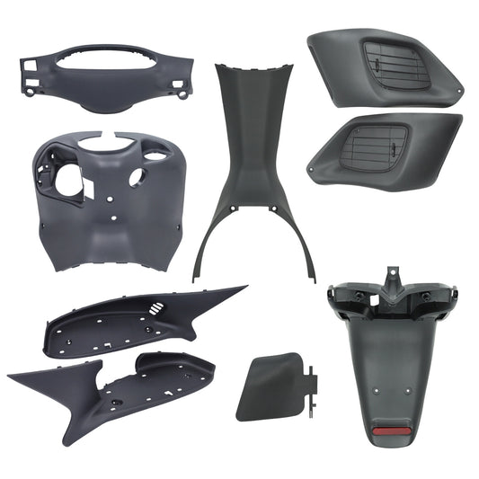 Plaatwerkset binnenzijde zwart 9-delig gilera runner 50, runner 125cc, runner 180cc, runner