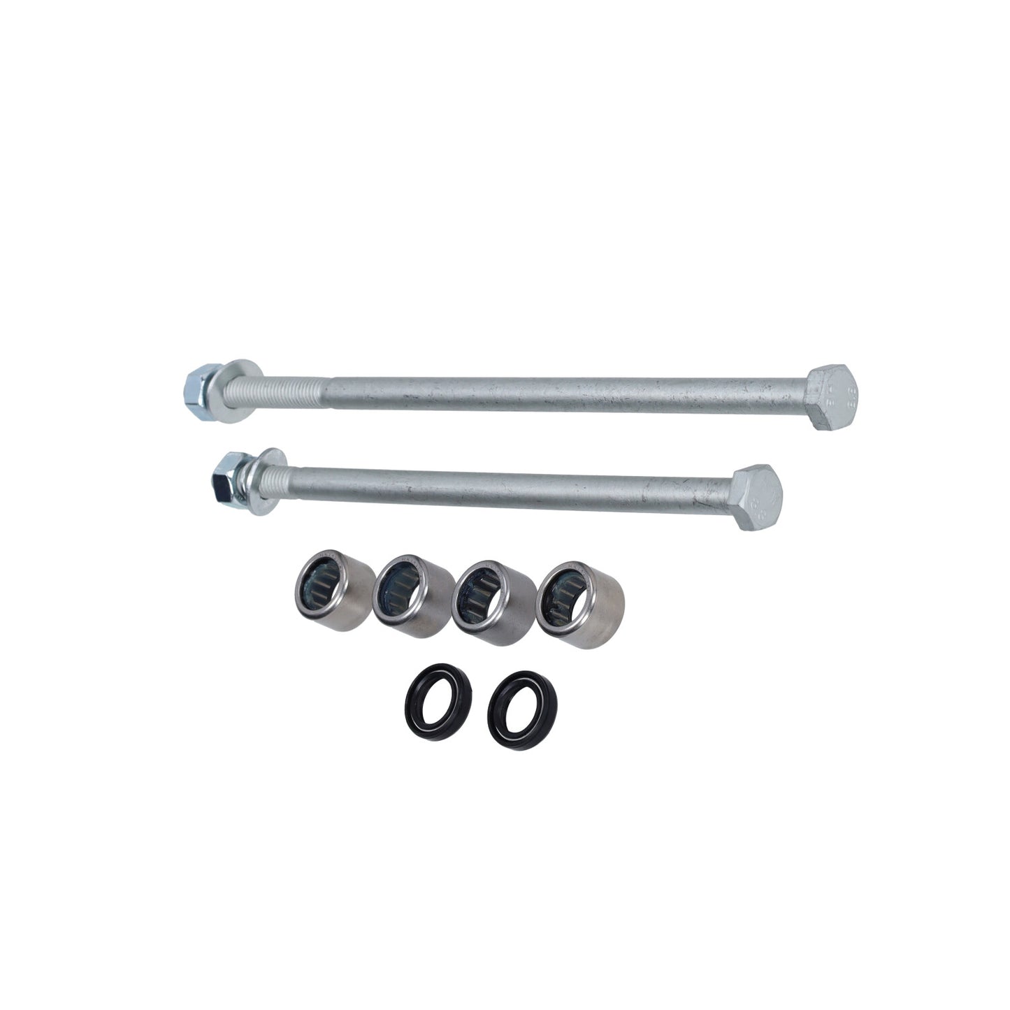 Boutset motorophanging sub-frame + naaldlagers/keerringen piaggio, zip 2t , zip 4t